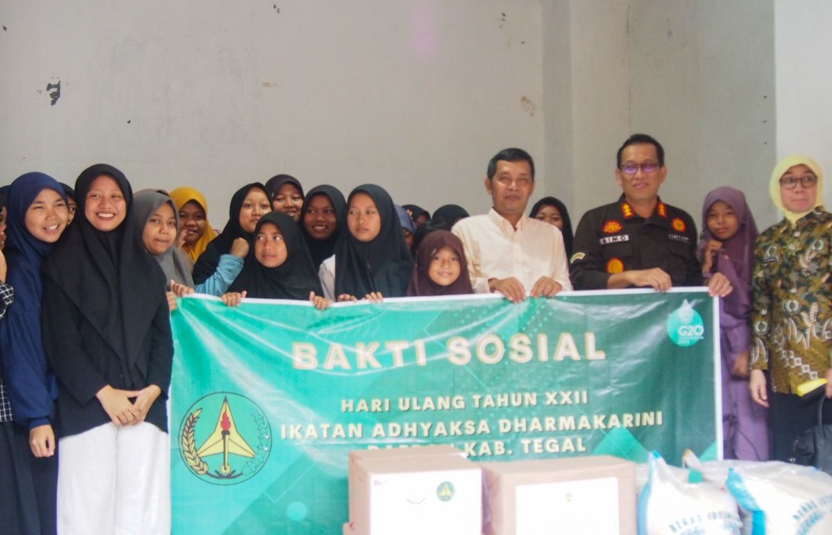 Kejari Tegal Gelar Bakti Sosial, Dalam Rangka Hari Bhakti Adhyaksa ke-62 dan HUT IAD ke-22