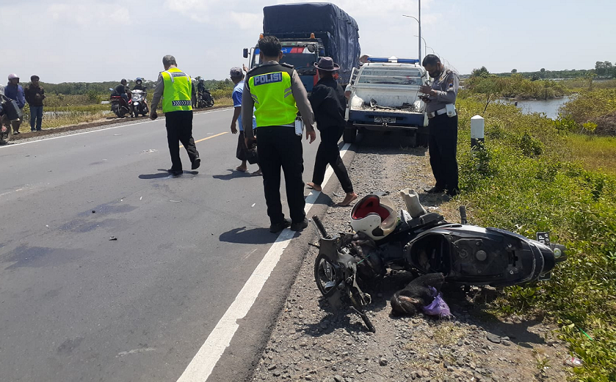 Kecelakaan Adu Banteng di Jalingkut Dua Orang Tewas