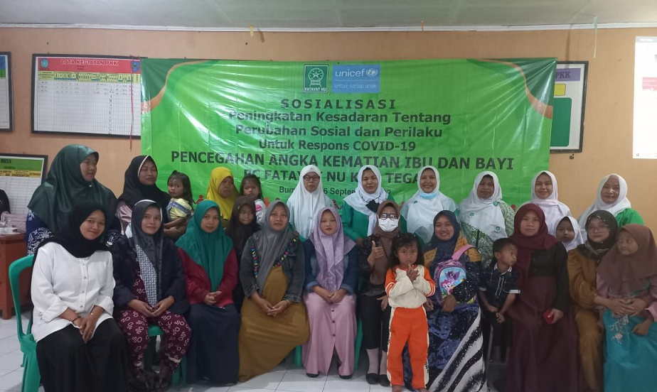 PC Fatayat NU Kabupaten Tegal Gelar Sosialisasi Bersama UNICEF