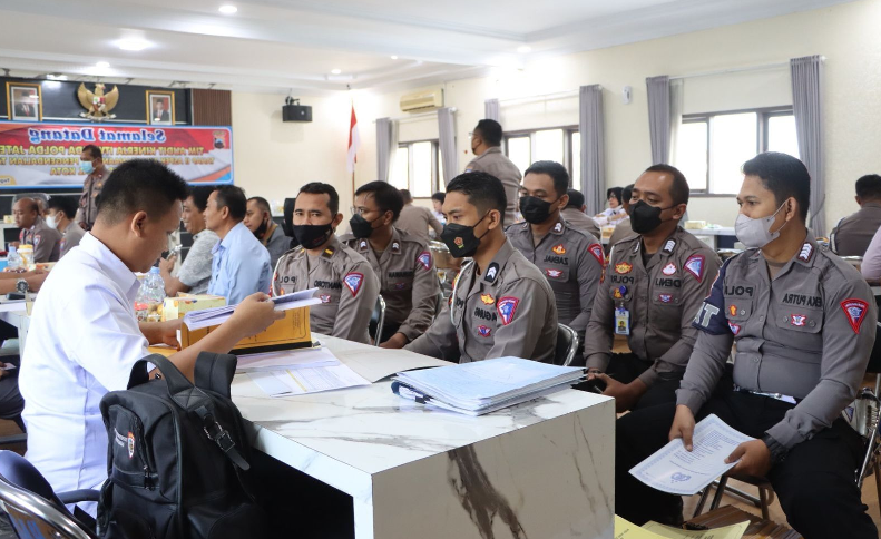 Tim Audit Kinerja Itwasda Polda Jateng Gelar Audit Kinerja Polres Tegal Kota