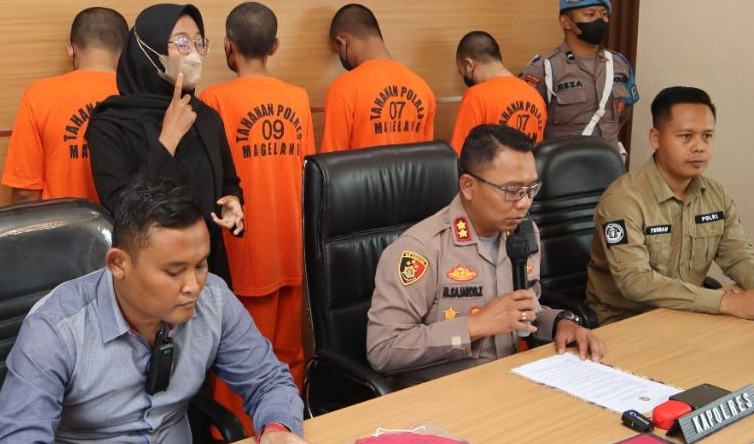 4 Orang di Magelang Ditangkap Polisi atas Kepemilikan 0,5 Kg Sabu