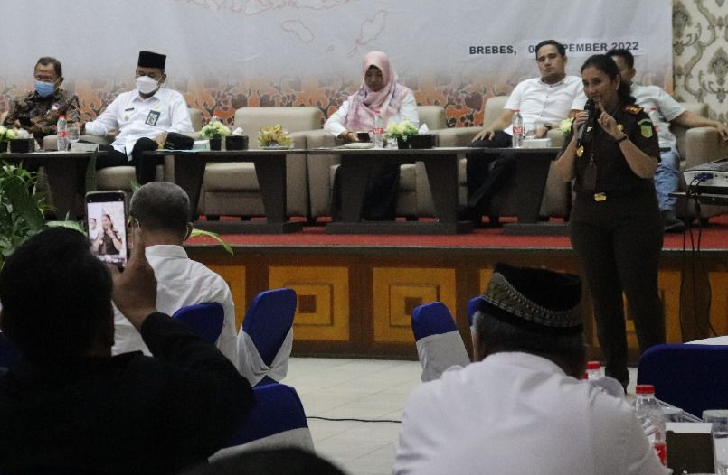 Kajari Brebes untuk Para Kades himbau Kenali Hukum dan Jauhi Hukuman