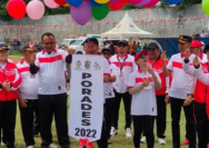 Polres Banjarnegara melaksanakan pengamanan Pembukaan Pekan Olahraga Aparatur Desa 2022