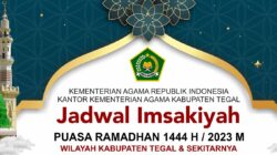 Jadwal Imsakiyah Ramadhan 1444 H/2023 M Di Kabupaten Tegal