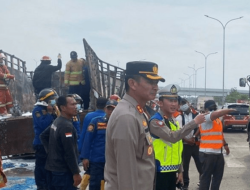 Kecelakaan Dekat Exit Tol Gandulan Pemalang di KM 312, 2 Orang Tewas