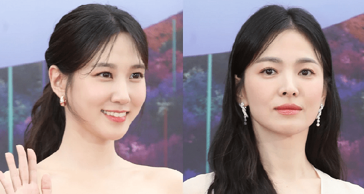 Moment Kehangatan Park Eun Bin dan Song Hye Kyo di acara Baeksang ke-59