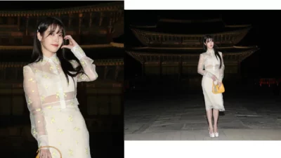 Reaksi heboh fans melihat IU di fashion show Gucci di Gyeongbokgung
