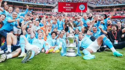 Manchester City berhasil menjuarai Piala FA 2022-2023 setelah mengalahkan Manchester United