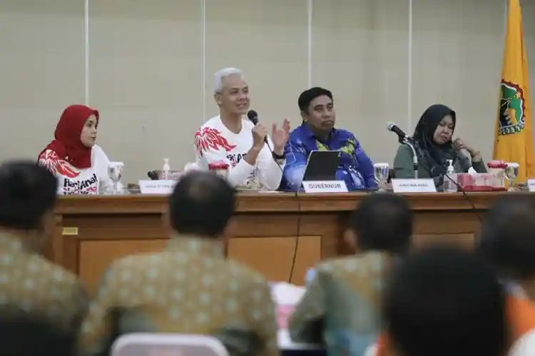 Belajar Desa Inklusi, Bupati Maros dan Jajarannya Temui Ganjar Pranowo