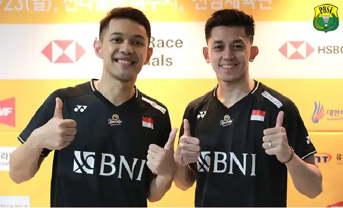 Fajar dan Rian Lolos ke 16 Besar Korea Open 2023