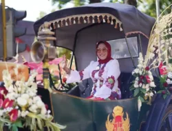 Klaten Lurik Carnival 2023, Pamerkan Busana Pengantin dari Kain Lurik