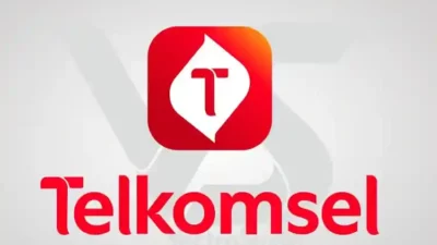 Logo dan font terbaru Telkomsel 2023