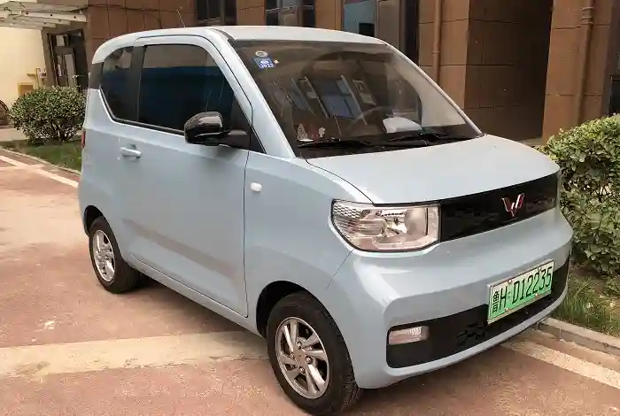 Mobil listrik yang bernama Wuling Hong Guang Mini EV paling diminati di China