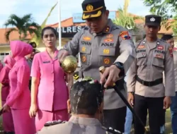 Polres Pemalang Naikkan Pangkat 22 Personil dan Wisuda 9 Purnabakti