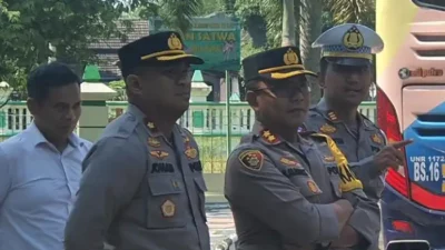 Rombongan Jemaah Haji Kabupaten Tegal Tiba dengan Pengawalan Ketat Polres Tegal