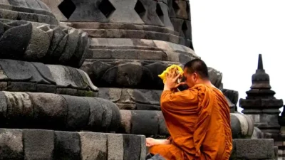 Ribuan Umat Buddha Akan Arak-arakan dari Candi Mendut ke Candi Borobudur, Ini Rekayasa Lalu Lintasnya