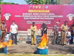 Bea Cukai Musnahkan 1.5 Juta Rokok dan Beberapa Miras Ilegal di Magelang