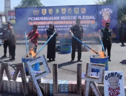 Bea Cukai Surakarta Musnahkan Rokok dan Minuman Ilegal Senilai Rp3,5 Miliar