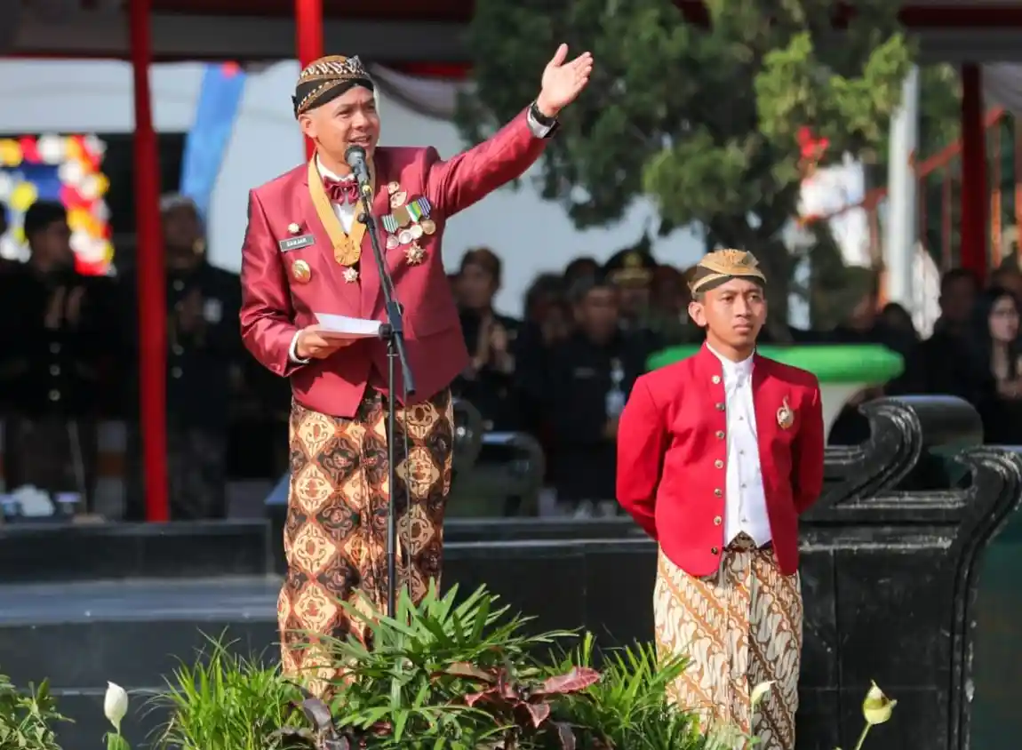 Ganjar Pranowo Ajak Kolaborasi Bangun Ekonomi Jawa Tengah di HUT ke-78