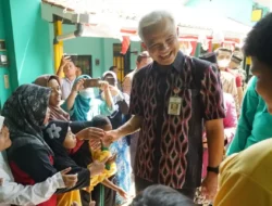 Ganjar Pranowo Sapa dan Beri Motivasi Anak-Anak Difabel di Magelang