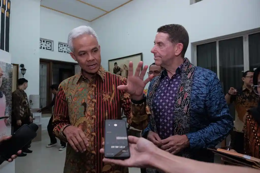 Ganjar Pranowo dan Cameron Dick Bahas Kerja Sama Energi Baru Terbarukan