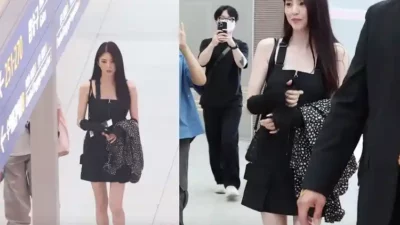 Han So-hee Tampil Cantik Bak Barbie di Bandara, Netizen Terkejut