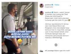 Mobil Listrik Sandiaga Uno Mogok di Bandara, Terpaksa Naik Mobil Patwal