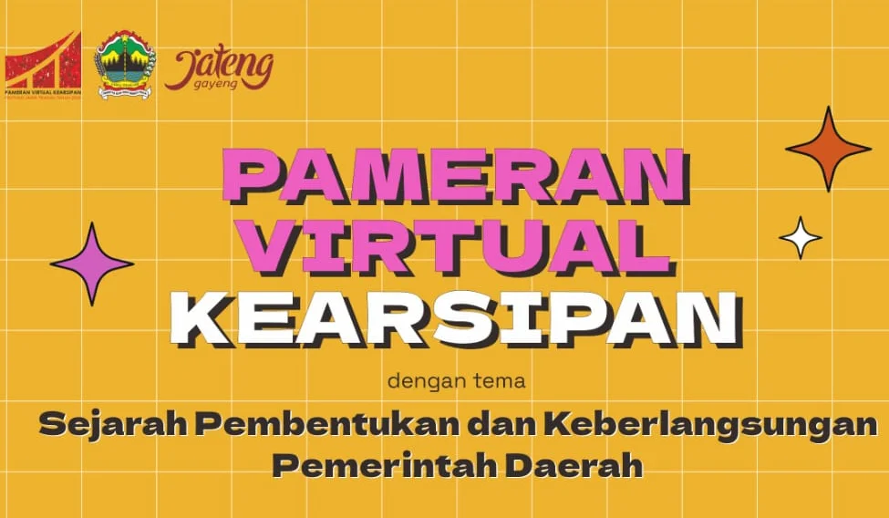 Pameran Kearsipan Virtual 2023 Ungkap Sejarah Pembangunan Jawa Tengah dan Provinsi Lain di Pulau Jawa