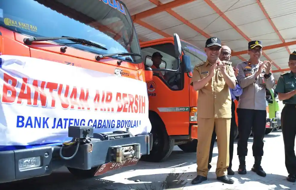 Pemkab Boyolali Salurkan Bantuan Air Bersih ke Empat Kecamatan Terdampak Kekeringan