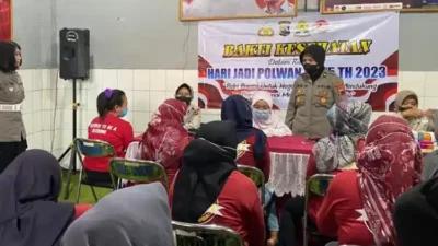 Polwan Polres Tegal Kota Beri Pelayanan Kesehatan di Lapas dan Kampung Nelayan