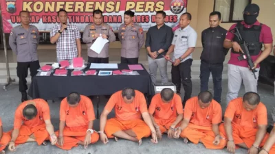 Satnarkoba Polres Brebes Tangkap 11 Pelaku Narkoba dalam Tiga Bulan