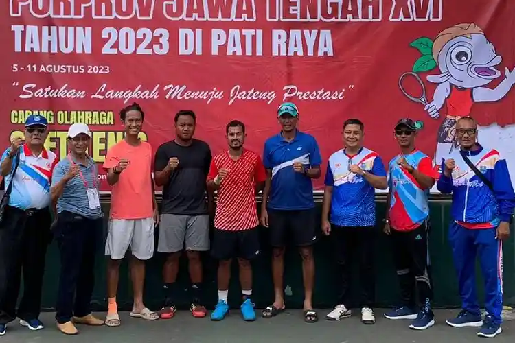 Soft Tenis Kota Tegal Raih Emas dan Perunggu di Porprov Jateng 2023